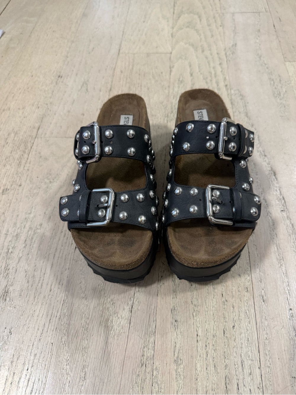 Steve Madden Kali S studded platform sandals - Picture 2 of 7